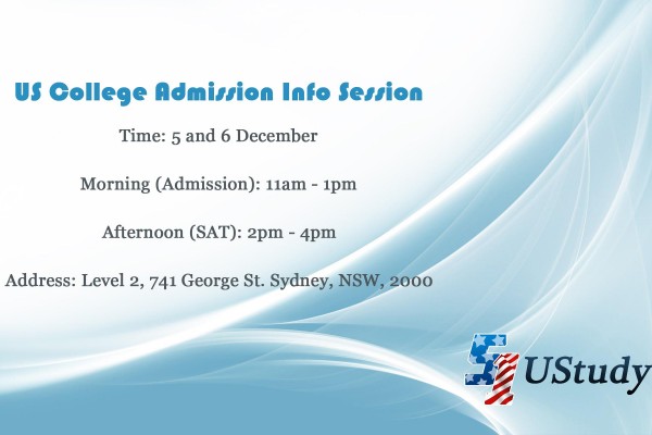 US College Admission Information Session in Sydney