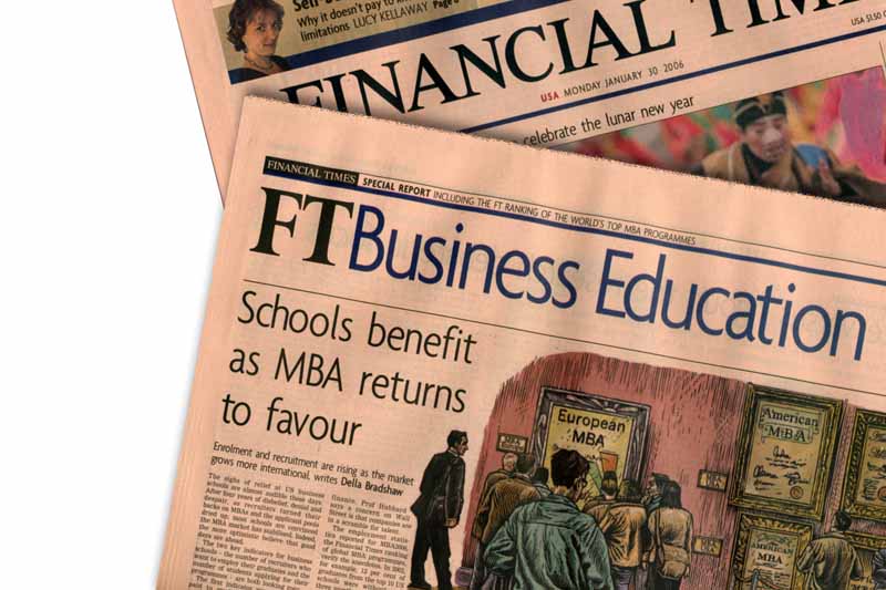 Financial Times 2013 Global MBA Rankings