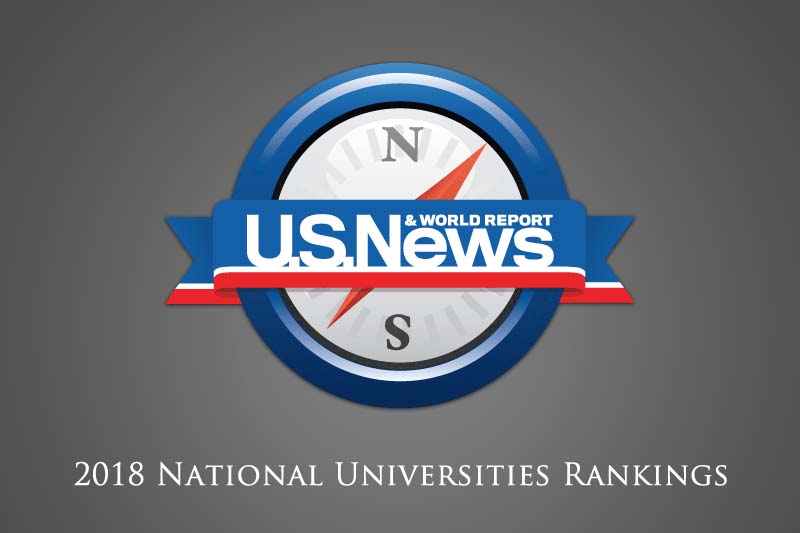 2018年US News全美大学本科排名