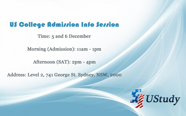 US College Admission Information Session in Sydney