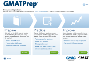 准备GMAT - GMAT Prep 界面